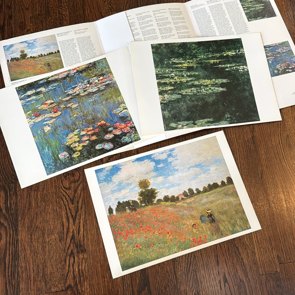 Claude Monet Art Posterbook - TASCHEN Copyright 1992 - Vintage Art - Picture 4 of 16